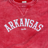 Arkansas Corded Sweatshirt - Red