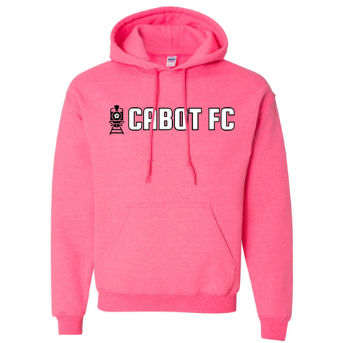Cabot FC Text Hoodie - Neon Pink