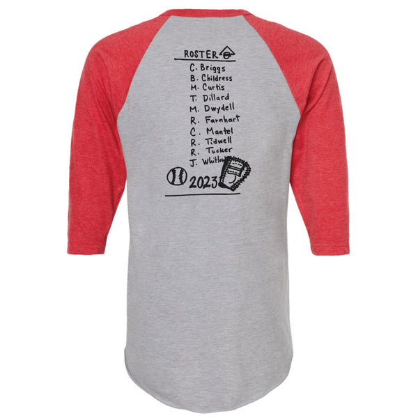 2023 Team Burger Shed Raglan – Rock City Outfitters