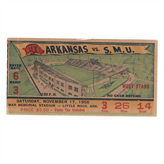 1956 SMU Ticket