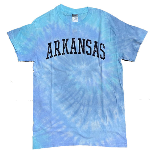 Arkansas Tie Dye Tee - Lagoon