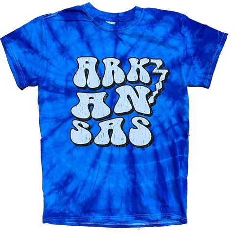 AR Groovy Tie Dye Tee - Blue