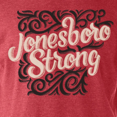 Jonesboro Strong Tee - Heather Red
