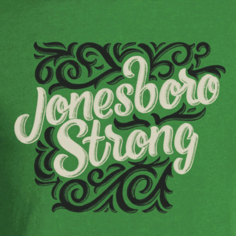 Jonesboro Strong Tee - Heather Green