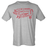 Pig Shirt - Heather Grey