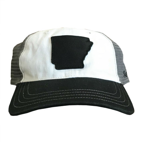State of AR Hat - Unstructured Black/Grey