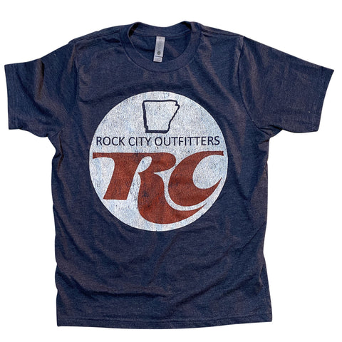 RC Vintage Youth Tee - Heather Navy