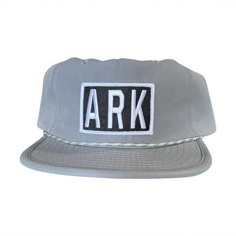 ARK Packable Hat - Grey/Black PVC Patch