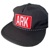 ARK Packable Hat - Black/Red PVC Patch