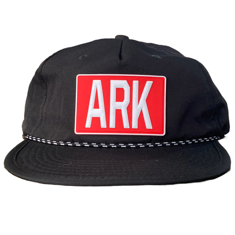 ARK Packable Hat - Black/Red PVC Patch