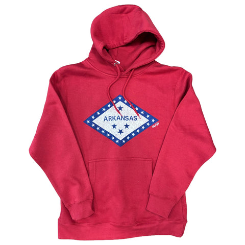 Arkansas Flag Hoodie