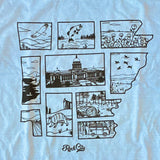 Pieces of Arkansas Tee