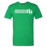 Arkansas Trees Tee - Kelly Green
