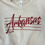 Arkansas Crop Sweatshirt - Bone