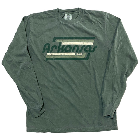 Arkansas Retro Long Sleeve - Hemp