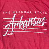 Arkansas Scripted Long Sleeve - Red