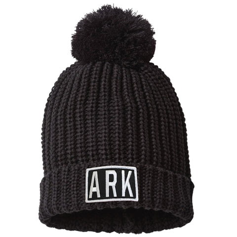 Black Pom-Pom Beanie - ARK