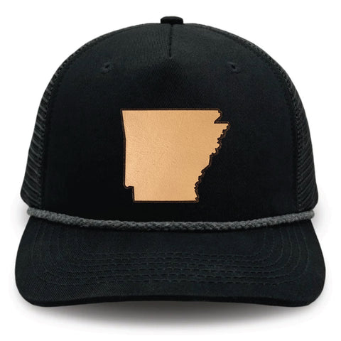 Black Rope Hat - Leather State