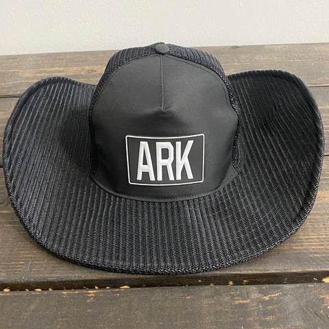Black Cowboy Snapback - Black ARK Patch