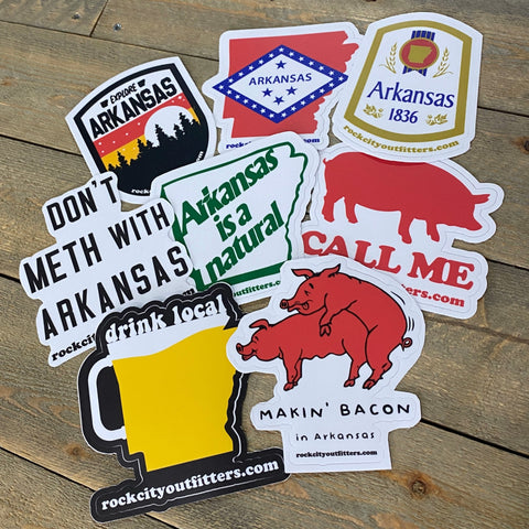 Bold Arkansas Decal Package