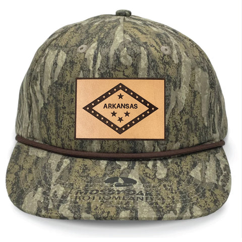 Bottom Land Rope Hat - Leather Flag