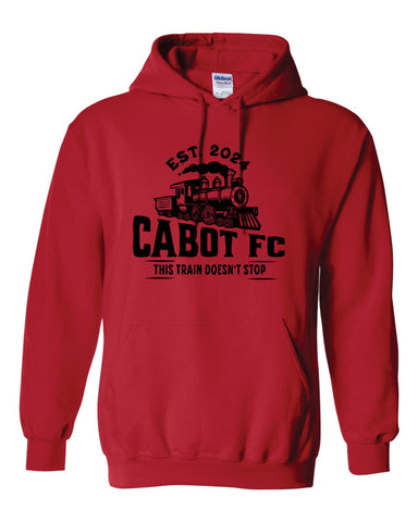 Cabot FC Train Hoodie - Red
