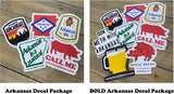 Arkansas Decal Package