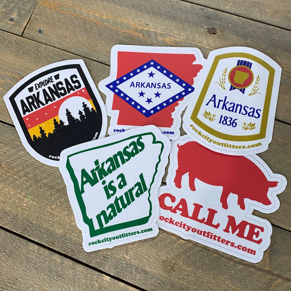 Arkansas Decal Package Rock City Outfitters