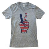 Peace Fingers V-Neck