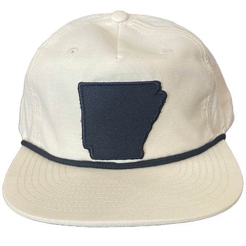 State Golf Hat - Birch/Black Patch