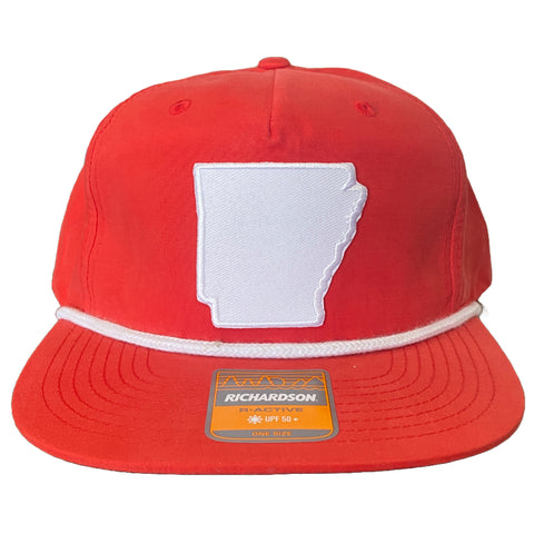 State Golf Hat - Red/White Patch