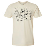 Tavin's Town Map Tee - Natural