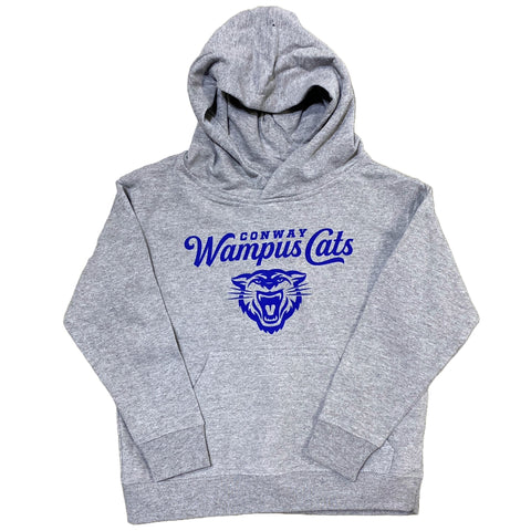 Wampus Cats Kids Hoodie - Grey