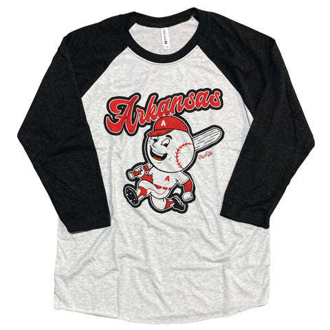 AR Baseball Guy Raglan