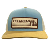 AR Trees Hat - Smoke Blue/Amber Gold