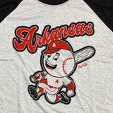 AR Baseball Guy Raglan