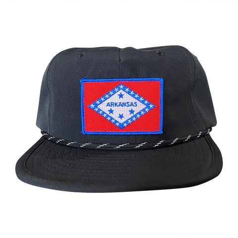 AR Flag Packable Hat - Black