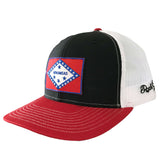 Arkansas Flag Hat - Black/Red