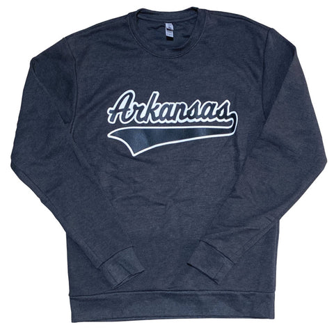 Arkansas Stitched Sweatshirt - Heather Black