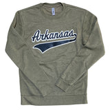 Arkansas Stitched Sweatshirt - Military Green