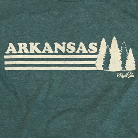 Arkansas Trees Tee - Forest Green