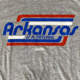 Arkansas Retro Tee - Grey