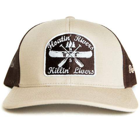 Floatin' Rivers Hat - Khaki/Brown