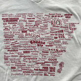 Arkansas Food Map V Neck