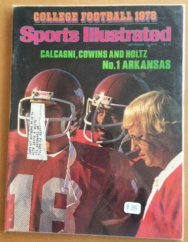 Sidney Moncrief 1978 Sports Illustrated Magazine Arkansas Razorbacks