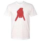 Horns Down Tee - White