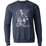 Squirrel in Peacock Headlock Sweatshirt