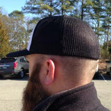 State of AR Hat - Fitted Black/White