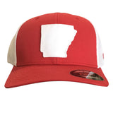 State of AR Hat - Fitted Red/White