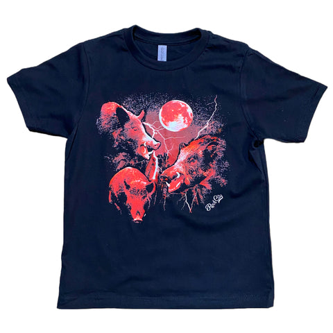 Three Hawg Moon Kids Tee